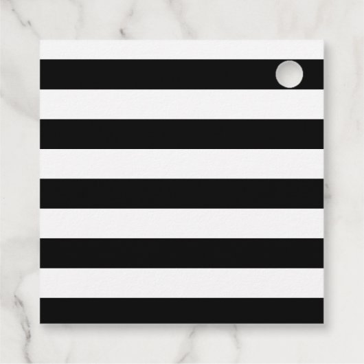 Black and White Boo Happy Halloween Bedankjes Labels (Achterkant)