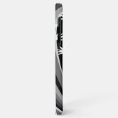 Black and White Botanical Illustration Curved Back Case-Mate iPhone Case (Achterkant/links)
