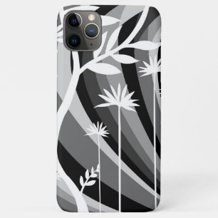 Black and White Botanical Illustration Curved Back Case-Mate iPhone Case