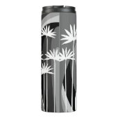 Black and White Botanical Illustration Thermosbeker (Achterkant)