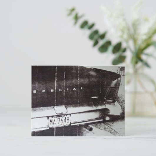 Black and White Briefkaart (Staand voorkant)