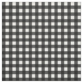 Black and White Buffalo Gingham Pset Pattern Stof (Swatch)