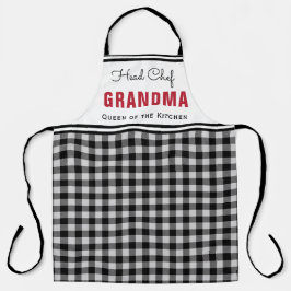 Black and White Buffalo Pset Grandma Personalized Schort