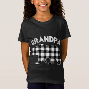 Black and White Buffalo Pset Grandpa Beer Christm T-shirt