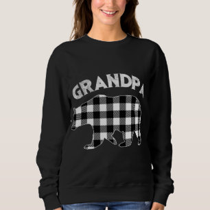 Black and White Buffalo Pset Grandpa Beer Christm Trui