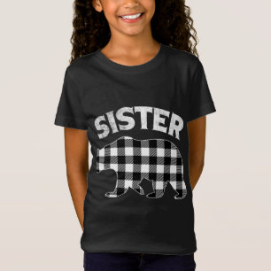 Black and White Buffalo Pset Sister Beer Christma T-shirt