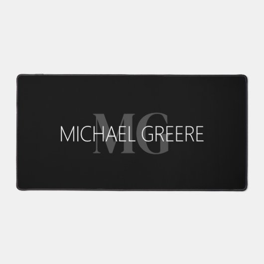 Black and White Business Professional Bureaumat (Voorkant)