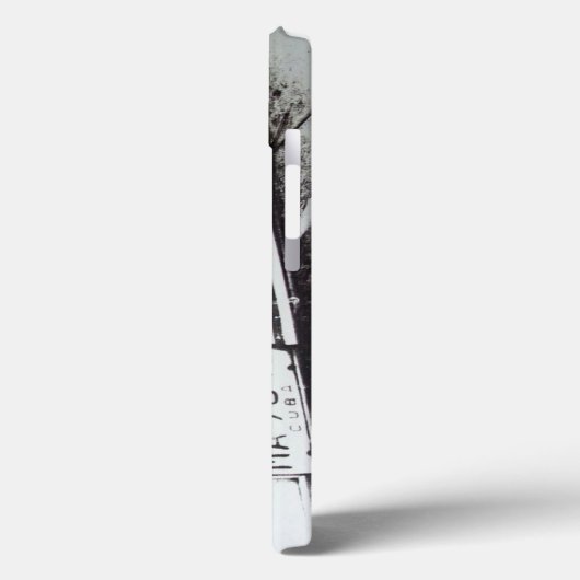 Black and White Case-Mate iPhone Case (Achterkant / Links)