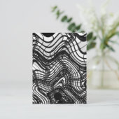 Black and White Ceiling Wavy, 2016 | SVP-Afbeeldin Briefkaart (Staand voorkant)
