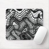 Black and White Ceiling Wavy, 2016 | SVP-Afbeeldin Muismat (Met muis)