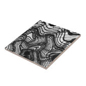 Black and White Ceiling Wavy, 2016 | SVP-Afbeeldin Tegeltje (Zijkant)