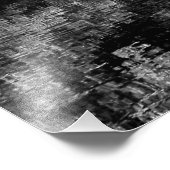 Black and White Central Park Landscape Foto Afdruk (Hoek)