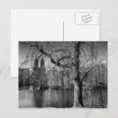 Black and White Central Park New York Landscape Briefkaart (Voorkant / Achterkant)