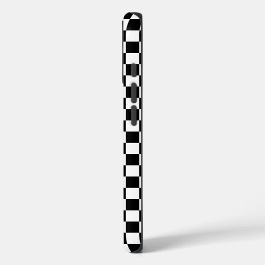 Black and white checkerboard pattern  Case-Mate iPhone case (Achterkant / Links)
