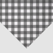 Black and White Checkered Tissue Paper Tissuepapier (Detail)