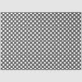 Black and White Checkered Tissue Paper Tissuepapier (Voorkant)