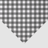 Black and White Checkered Tissue Paper Tissuepapier (Detail)
