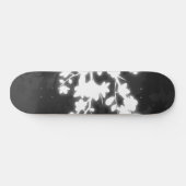 Black and White Cherry Blossom Persoonlijk Skateboard (Horizontaal)