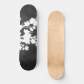 Black and White Cherry Blossom Persoonlijk Skateboard (Voorkant)