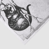 Black and White Cheshire Cat Alice in Wonderland Tissuepapier (Detail)