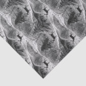 Black and White Christmas Pattern#13 ID1009 Tissuepapier (Detail)