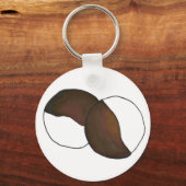 Black and White Cookie Cookies NYC New York City Sleutelhanger (Voorkant)
