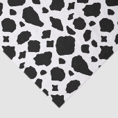 Black and White Cow Pattern Tissuepapier (Detail)