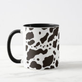 Black and White Cow Print Coffee Mug Mok (Links)