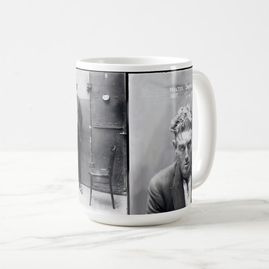 Black and White  Criminele Mok Foto (Voorkant rechts)