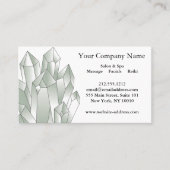 Black and White Crystals Salon Spa  Visitekaartje (Voorkant)