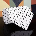 Black and White Custom Necktie Stropdas<br><div class="desc">A timeless and versatile accessory, this custom necktie features a classic black and white pattern. Perfect for adding a touch of sophistication to any outfit, whether it's for a formal event, a business meeting, or simply to elevate your everyday look. The crisp stripes create a stylish and refined appearance, making...</div>