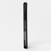 Black and White Cute Robot iPhone Case (Achterkant/links)