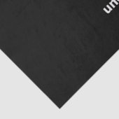 Black and White Dad Daddy Quote Birthday Tissuepapier (Detail)