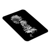 Black-and-White Dahlia Trio Magneet (Rechterzijde)