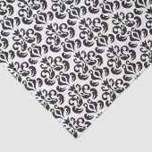 Black and White Damask Elegant Tissuepapier (Detail)