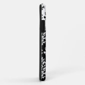 Black and White Damask iPhone 5 Hoesje (Achterkant/rechts)