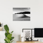 Black and White Death Valley Sand Dunes Poster (Thuiskantoor)