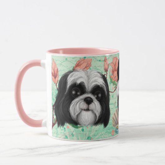 Black and White Derpy Shih Tzu Mok (Links)