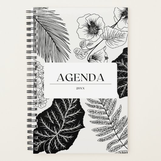 Black and White Desing Planner (Voorkant)