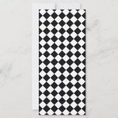 Black and White Diamond Pattern by Shirley Taylor (Achterkant)
