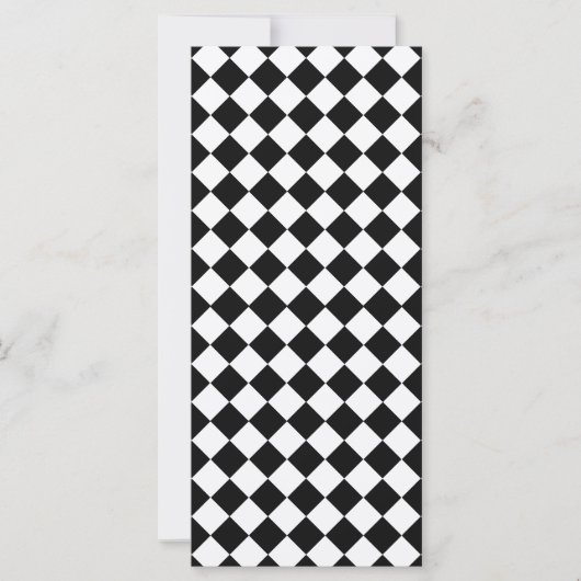 Black and White Diamond Pattern by Shirley Taylor (Voorkant)