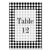 Black and White Diamond Pattern by Shirley Taylor Kaart (Voorkant)