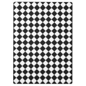 Black and White Diamond Pattern by Shirley Taylor Klembord (Achterkant)