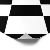 Black and White Diamond Pattern by Shirley Taylor Poster (Hoek)