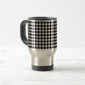 Black and White Diamond Pattern by Shirley Taylor Reisbeker (Voorkant links)