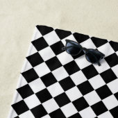 Black and White Diamond Pattern by Shirley Taylor Strandlaken (In situ)