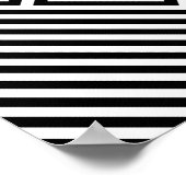Black and White Dizzy Optical Illusion Hypnotic Poster (Hoek)