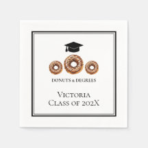 Black and White Donuts & Degrees Afstudeerder Part