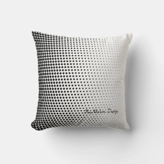 Black and white dot design fashionable pillow kussen