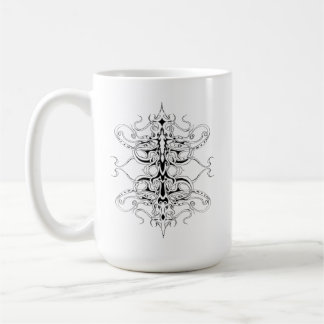 Black and White Empire Tribal Design Koffiemok